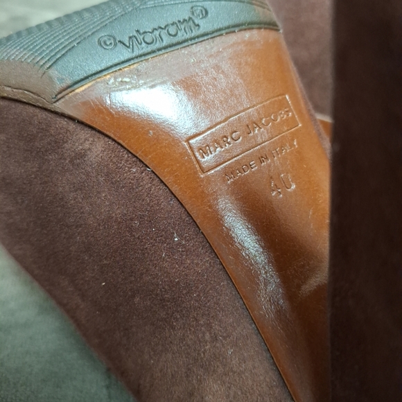 Marc Jacobs brown suede platform pumps/heels size 40 - Picture 7 of 8